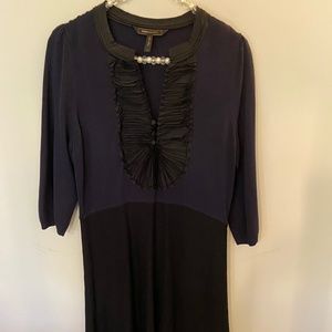 Navy and  black BCBGMaxAzria Dress